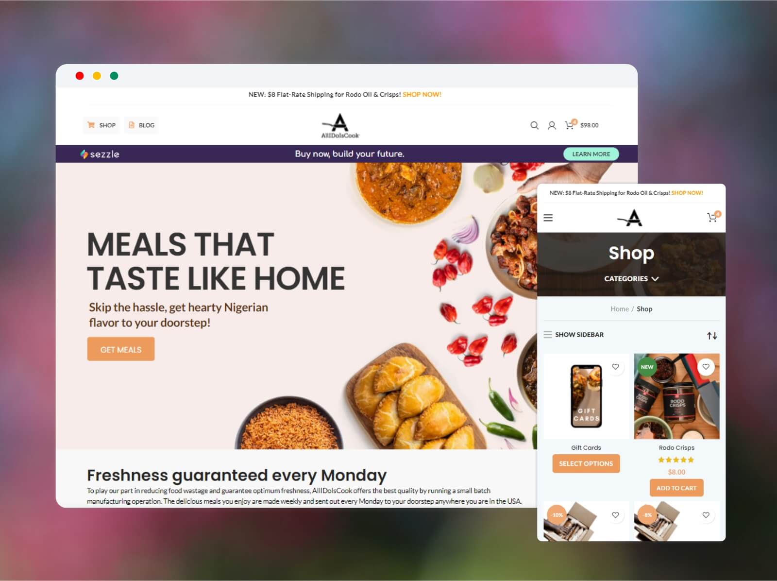 AllIDoIsCook Official Website