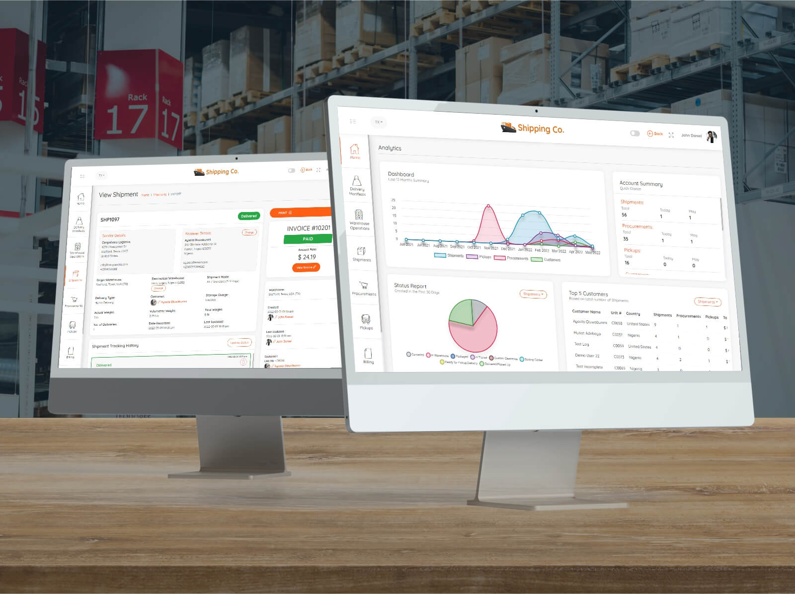 Shipping & Logistics Software